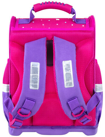 Ранец ЮНЛАНДИЯ WISE, 1 отделение, 3 кармана, устойчивое дно, "Pretty kitty", 37x29х15 см, 271395