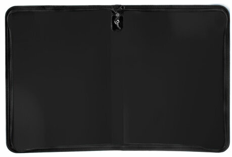 Папка для документов и тетрадей на молнии пластиковая BRAUBERG А4, 320х230 мм, черная, 271714
