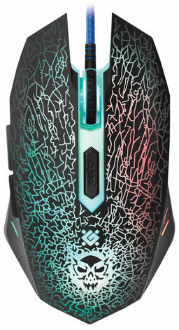 Набор проводной игровой DEFENDER Target MKP-350, USB, клавиатура, мышь 5 кнопок+1 колесо-кнопка, гарнитура, коврик, 52350