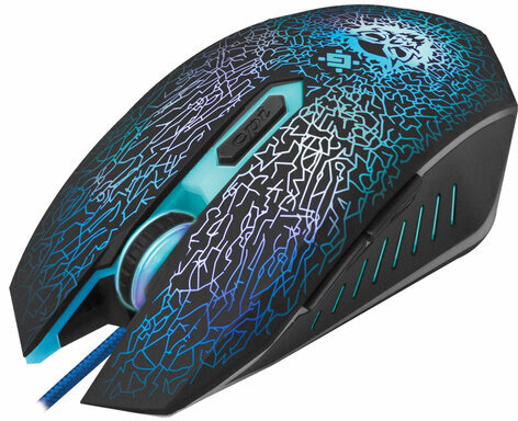 Набор проводной игровой DEFENDER Target MKP-350, USB, клавиатура, мышь 5 кнопок+1 колесо-кнопка, гарнитура, коврик, 52350