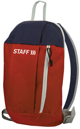 Рюкзак STAFF AIR компактный, красно-синий, 40х23х16 см, 227045