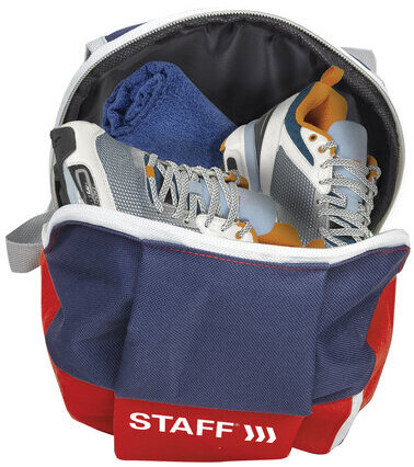 Рюкзак STAFF AIR компактный, красно-синий, 40х23х16 см, 227045