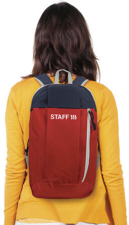 Рюкзак STAFF AIR компактный, красно-синий, 40х23х16 см, 227045