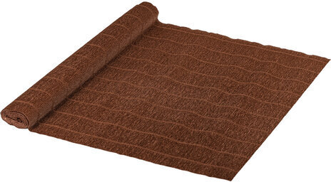 Бумага гофрированная/креповая (ИТАЛИЯ) 140 г/м2, 50х250 см, коричневая (968), BRAUBERG FIORE, 112579