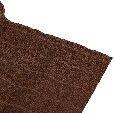 Бумага гофрированная/креповая (ИТАЛИЯ) 140 г/м2, 50х250 см, коричневая (968), BRAUBERG FIORE, 112579