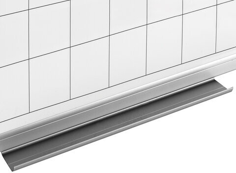 Доска магнитно-маркерная В КЛЕТКУ 60х90 см, алюминиевая рамка, ГАРАНТИЯ 10 ЛЕТ, РОССИЯ, BRAUBERG, 236862