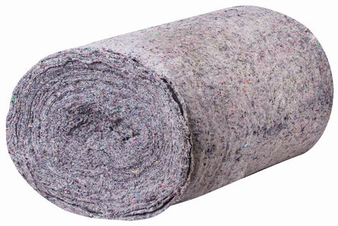 Полотно ХПП холстопрошивное ПЛОТНОЕ серое, 0,75х50 м, 180(±10) г/м2, шаг 2,5 мм, LAIMA Стандарт, 605541