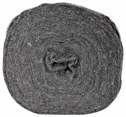 Полотно ХПП холстопрошивное ПЛОТНОЕ серое, 0,75х50 м, 180(±10) г/м2, шаг 2,5 мм, LAIMA Стандарт, 605541