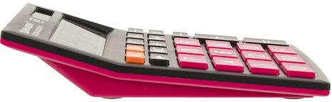 Калькулятор настольный BRAUBERG ULTRA COLOR-12-BKWR (192x143 мм), 12 разрядов, двойное питание, ЧЕРНО-МАЛИНОВЫЙ, 250500