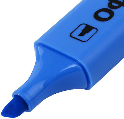 Текстовыделитель ОФИСМАГ, ГОЛУБОЙ, линия 1-5 мм, 151208