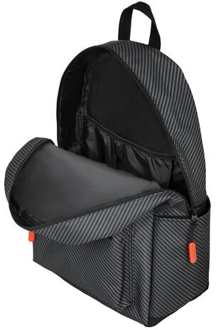 Рюкзак BRAUBERG ENERGETIC универсальный, эргономичный, "Recycle", черный, 43х30х16 см, 270796