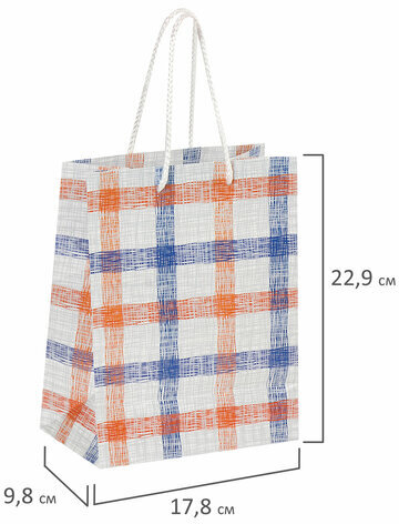 Пакет подарочный 17,8x9,8x22,9 см, ЗОЛОТАЯ СКАЗКА "Рисунок карандашом", ламинированный, 606594