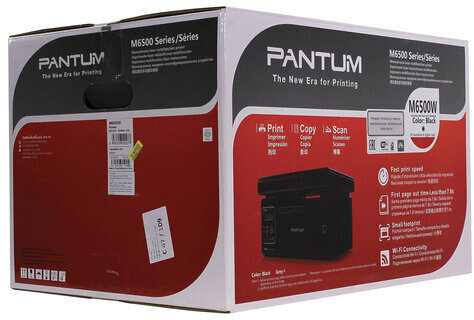 МФУ лазерное PANTUM M6500W "3 в 1", А4, 22 стр./мин., 20000 стр./мес., Wi-Fi