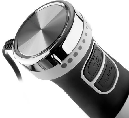 Блендер погружной BRAYER BR1243, 800 Вт, 2 скорости, 2 насадки, стакан, белый