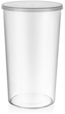 Блендер погружной BRAYER BR1243, 800 Вт, 2 скорости, 2 насадки, стакан, белый