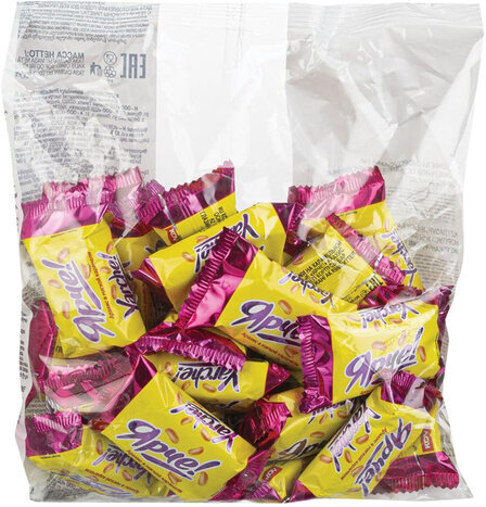 Конфеты шоколадные ЯРЧЕ! с арахисом и мягкой карамелью, 500 г, пакет, НК556