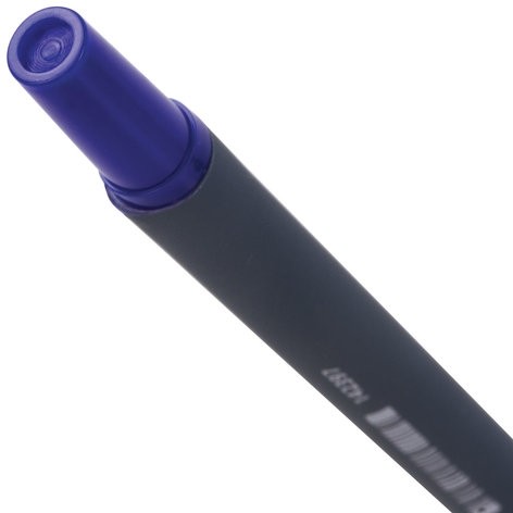 Ручка шариковая STAFF "EVERYDAY" BP-190, СИНЯЯ, корпус прорезиненный синий, узел 0,7 мм, линия письма 0,35 мм, 142397