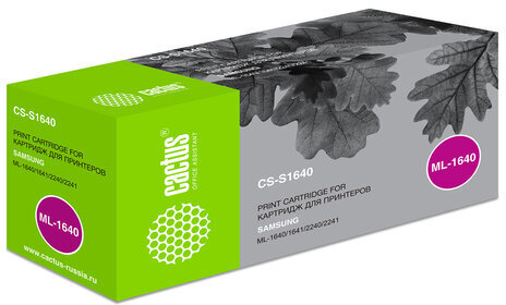 Картридж лазерный CACTUS (CS-S1640) для SAMSUNG ML-1641, ресурс 1500 стр.