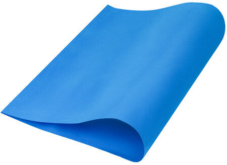 Пористая резина (фоамиран) для творчества, ГОЛУБАЯ, 50х70 см, 1 мм, ОСТРОВ СОКРОВИЩ, 661690