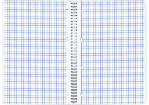 Тетрадь А4, 96 л., BRAUBERG, гребень, клетка, выборочный лак, "БЛЭК ДЖЭК", 401854