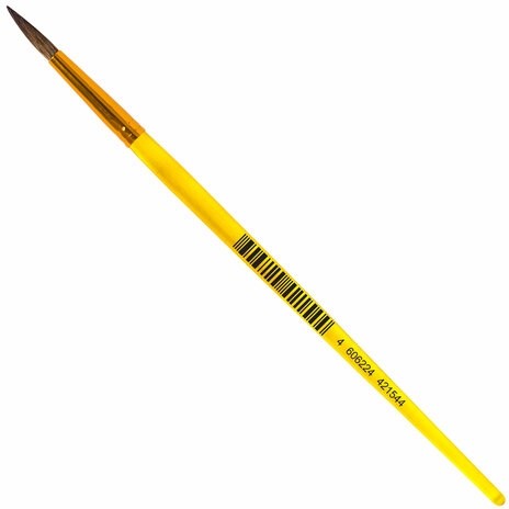 Кисть ПОНИ, круглая, № 4, цветная ручка, ЮНЛАНДИЯ, 201063