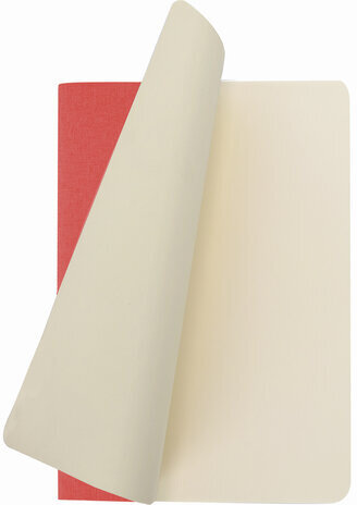 Тетрадь 60 л. в клетку обложка кожзам под лён, сшивка, B5 (179х250мм), КОРАЛЛОВЫЙ, BRAUBERG PASTEL, 403873