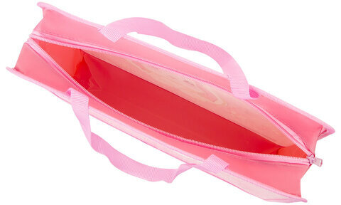 Папка на молнии с ручками ЮНЛАНДИЯ А4, 1 отделение, пластик, ширина 80 мм, "Bunny", 228174