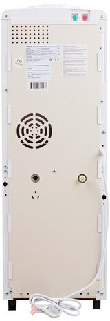 Кулер для воды HOT FROST V118E, напольный, НАГРЕВ/ОХЛАЖДЕНИЕ ЭЛЕКТРОННОЕ, 2 крана, белый, 120211802