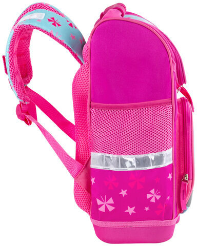 Ранец ЮНЛАНДИЯ WISE, 1 отделение, 3 кармана, устойчивое дно, "Lovely fox", 37x29х15 см, 271396