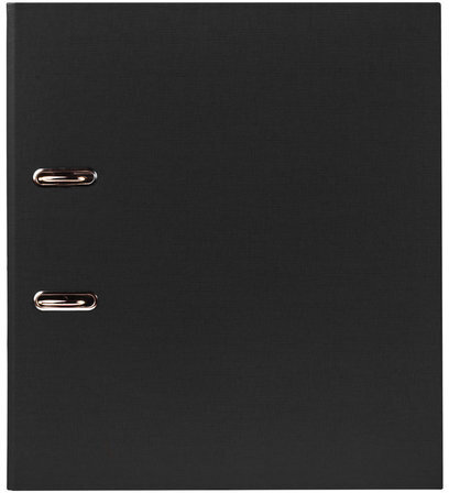 Папка-регистратор BRAUBERG с покрытием из ПВХ, 50 мм, черная (удвоенный срок службы), 220886