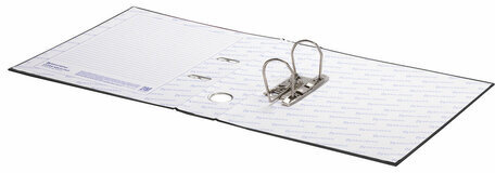 Папка-регистратор BRAUBERG с покрытием из ПВХ, 50 мм, черная (удвоенный срок службы), 220886