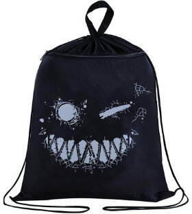 Мешок для обуви BRAUBERG, с петлёй, карман на молнии, 47х37 см, &quot;Don't be afraid&quot;, 271609