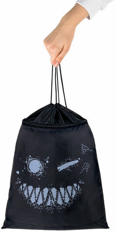 Мешок для обуви BRAUBERG, с петлёй, карман на молнии, 47х37 см, "Don't be afraid", 271609