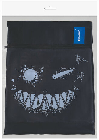 Мешок для обуви BRAUBERG, с петлёй, карман на молнии, 47х37 см, "Don't be afraid", 271609