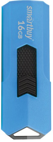Флеш-диск 16 GB SMARTBUY Stream USB 2.0, синий, SB16GBST-B