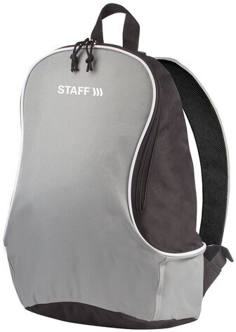 Рюкзак STAFF FLASH универсальный, серо-черный, 40х30х16 см, 227047