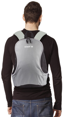 Рюкзак STAFF FLASH универсальный, серо-черный, 40х30х16 см, 227047