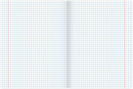 Тетрадь 12 л. ЮНЛАНДИЯ КЛАССИЧЕСКАЯ, клетка, обложка картон, ГОЛУБАЯ, 105639