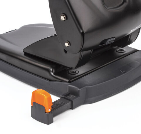 Дырокол металлический МОЩНЫЙ BRAUBERG "Heavy duty" до 65 листов, эргономичный, черный