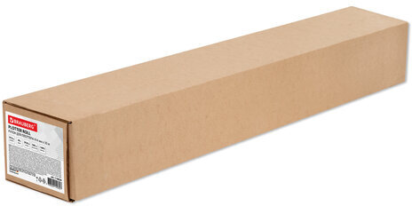 Рулон для плоттера, 914 мм х 30 м х втулка 50,8 мм, 160 г/м2, белизна CIE 146%, BRAUBERG, 110624