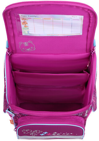 Ранец TIGER FAMILY для начальной школы, Nature Quest, "Playful Butterfly", 35х31х19 см, 228883, TGNQ-061A