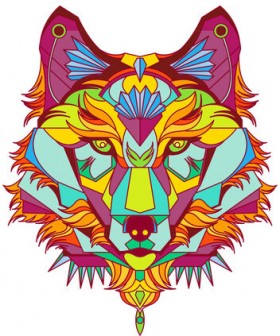 Картина стразами (алмазная мозаика) 20х20 см, ОСТРОВ СОКРОВИЩ &quot;Ночной охотник&quot;, в деревянной рамке, 662442