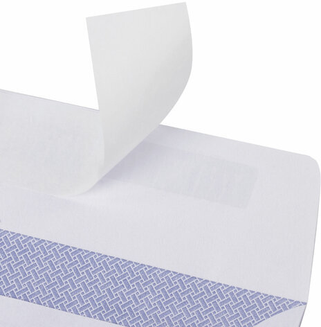 Конверты Е65 (110х220 мм), отрывная лента, Куда-Кому, внутренняя запечатка, КОМПЛЕКТ 100 шт., BRAUBERG, 112195, DLНПРс(BRAUBERG