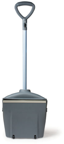 Совок для мусора закрывающийся + щетка, на рукоятках 94 см (помещение/улица) LAIMA PROFESSIONAL, 601508
