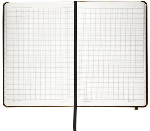 Блокнот А5 (148x218 мм), BRAUBERG "Metropolis Special", под кожу, 80 л., резинка, клетка, графитовый, 113335