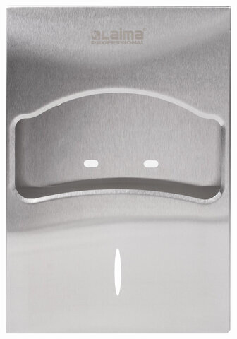 Диспенсер для покрытий на унитаз LAIMA PROFESSIONAL INOX, 1/4 сложения, нержавеющая сталь, матовый, 605704