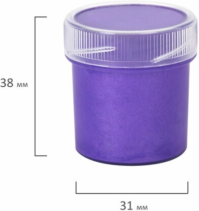 Краски акриловые ПЕРЛАМУТРОВЫЕ для рисования и творчества 12 цветов по 20 мл, BRAUBERG HOBBY, 192436