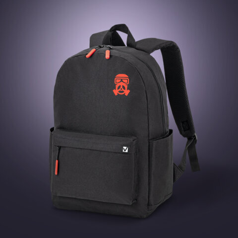 Рюкзак BRAUBERG ENERGETIC универсальный, эргономичный, "Mask", черный, 43х30х16 см, 270797