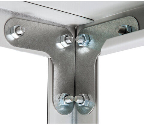 Стеллаж металлический "УНИВЕРСАЛ", 2000х1000х400 мм, УСИЛЕННЫЕ СТОЙКИ, 6 полок, регулируемые опоры, 290349