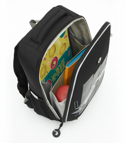 Ранец GRIZZLY анатомическая спинка, облегченный, для мальчиков, см, LEGEND, 37х26х16 см, RAw-497-6/1